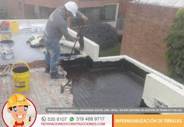 servicio profesional de impermeabilización de terrazas