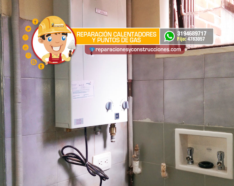 servicio reparacion de calentadores agua 