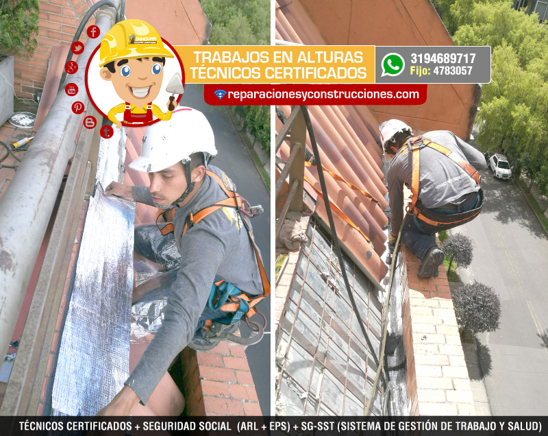 Instalación y mantenimiento de tejas